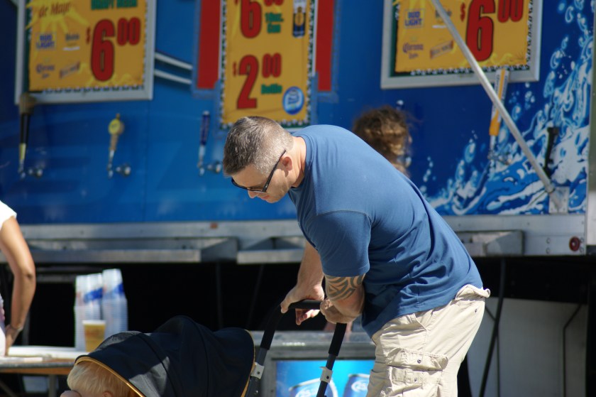 Family man brings his family to Casa Tina's for festival